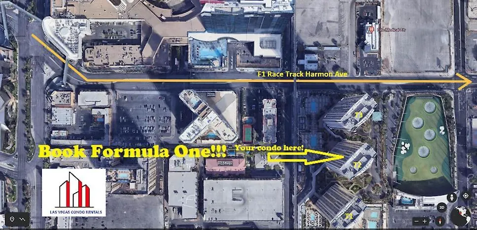 Mgm Signature-33-709 F1 Track & Strip View Balcony Las Vegas Prázdninový dům
